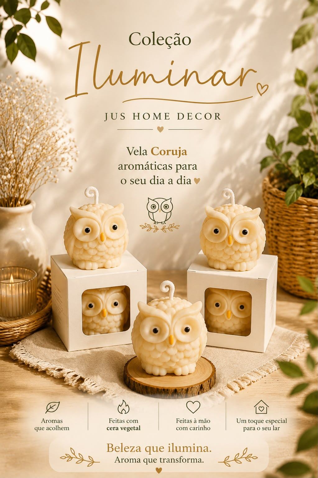 Vela Coruja Aromática
