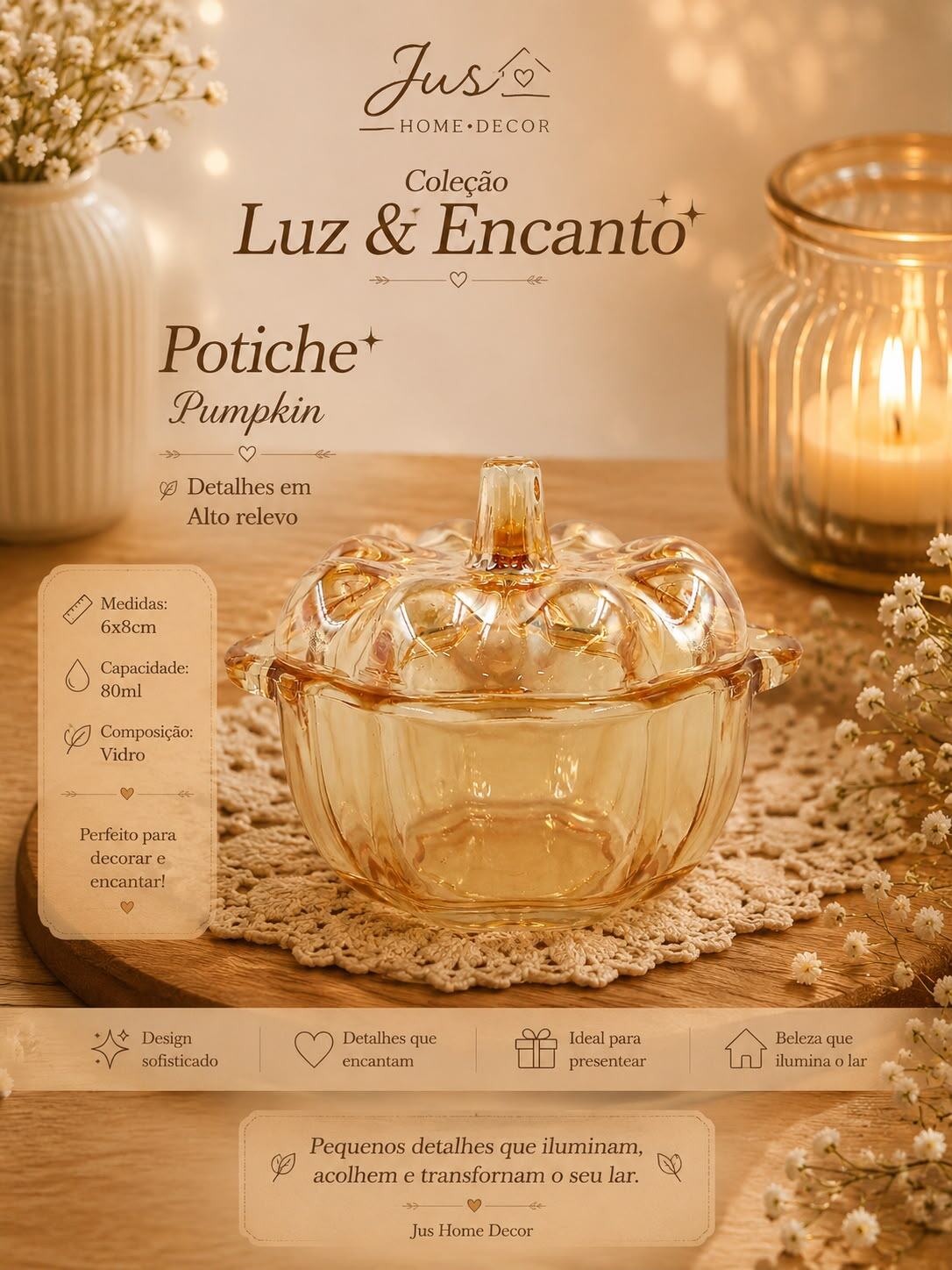 Potiche Pumpkin 80ml